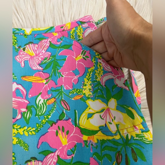 VTG Lilly Pulitzer The Minnie Skirt 1970s Rare Print Size 14 - Picture 4 of 9